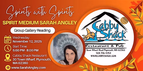 Spirits with Spirits at Cabby Shack Restaurant and Pub