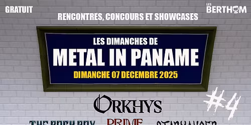LES DIMANCHES DE METAL IN PANAME #4
