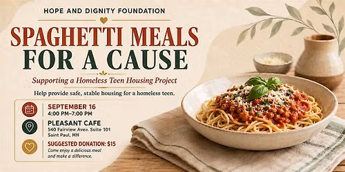 Spaghetti for Housing Cause