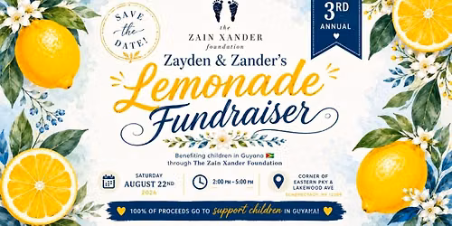  Zayden & Zander\u2019s 3rd Annual Lemonade Fundraiser 