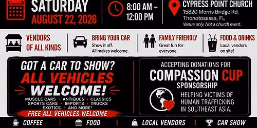Saturday Car Lot Cars & Coffee + Automotive Marketplace