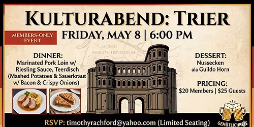 Member-Only Kulturabend: Trier