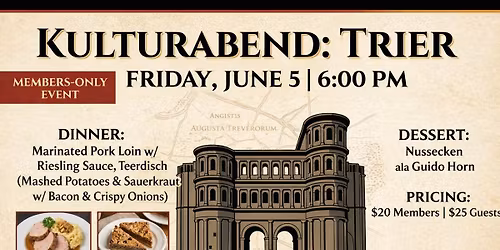Member-Only Kulturabend: Trier