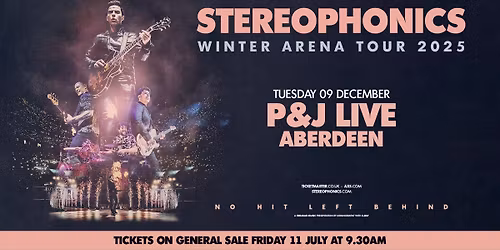 Stereophonics - Winter Arena Tour