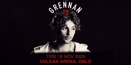 Tom Grennan \/\/ Vulkan Arena. \/\/ Pres. av Sky Agency