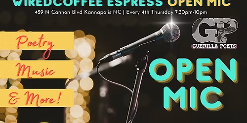 One Mic Stand Open Mic Poetry & Music!