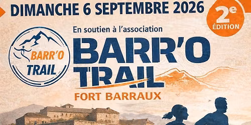 Barr\u2019OTrail 2\u00e8me \u00e9dition 6 septembre 2026