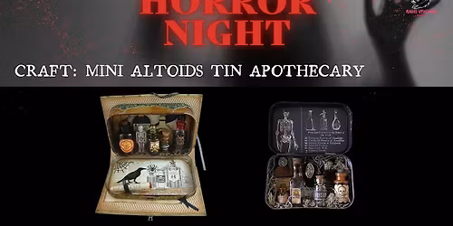 Horror Night: Mini Altoids Tin Apothecary