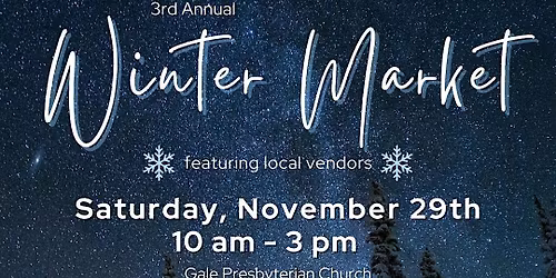 3rd Annual Winter Market