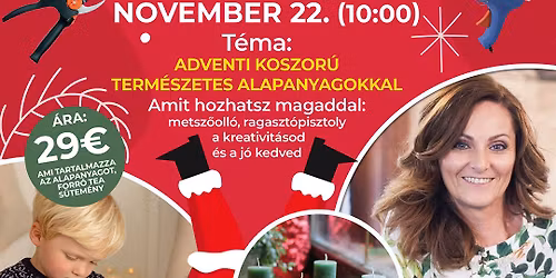 \ud83c\udf84\u2728 Kreat\u00edv adventi workshop gyerekeknek Cs\u00f3ka Csill\u00e1val! \u2728\ud83c\udf84