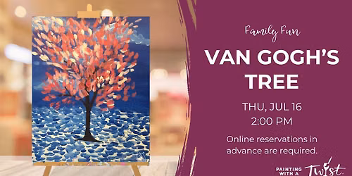 Family Painting Fun - Van Gogh's Tree