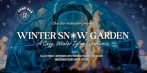 Char Bar Winter Snow Garden \u2744\ufe0f