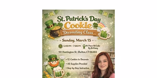St. Patrick\u2019s Day \u2618\ufe0f cookie decorating class