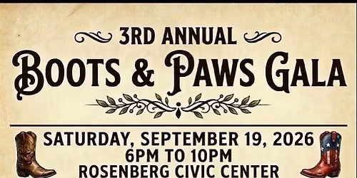 Boots & Paws Gala