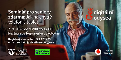 Jak na chytr\u00fd telefon a tablet - semin\u00e1\u0159 pro seniory zdarma