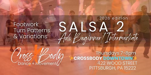 Salsa 2 Advanced Beginner\/Intermediate with Vincent & Rachel
