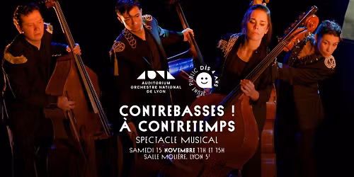Spectacle musical - Contrebasses ! \u00c0 contretemps