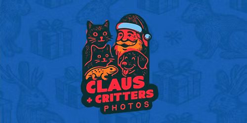 Claus + Critters \u2022\u2022 Free Pet Photos w\/ Santa