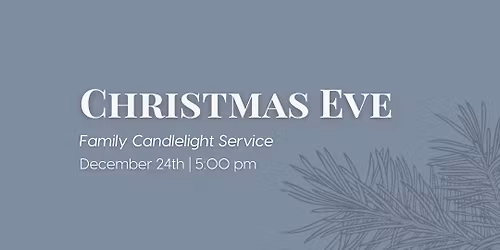Christmas Eve Candlelight Service 