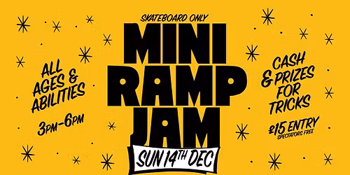 Skateboard Mini Ramp Jam