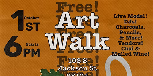 ART WALK! OPEN FIGURE CLASS & MARKET!