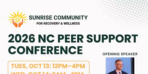 2026 NC Peer Support Conference 
