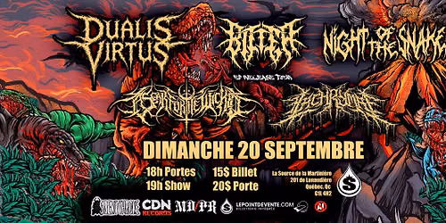 Cretaceous Slam Slaughter Tour: Qu\u00e9bec