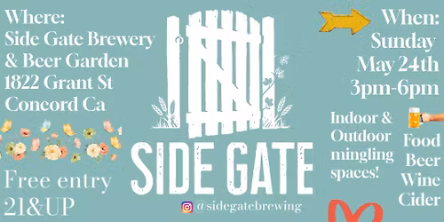 Singles Mingle @ Side Gate in Concord