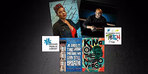 Mahogany Browne and Idris Goodwin at the Denver Public Library