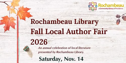 Rochambeau Fall Local Author Fair 2026