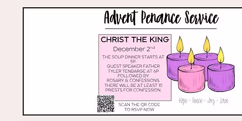 Advent Penance Service