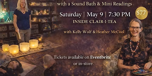 Auric Field Painting-Soundbath-Mini Readings - Kelly Wolf & Heather McCool