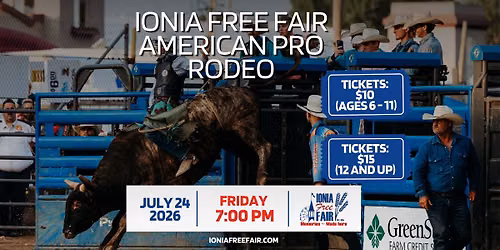 Ionia Free Fair American Pro Rodeo