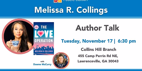 Author Talk with Melissa R. Collings