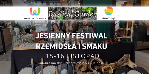 \ud83c\udf42 JESIENNY FESTIWAL  Rzemios\u0142a i Smaku