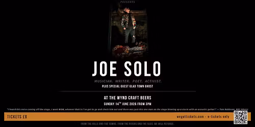 Joe Solo + Glad Town Ghost