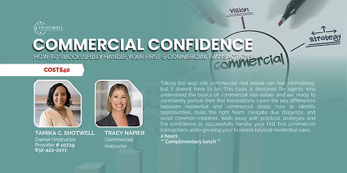 Commercial Confidence: How to Successfully Handle Your First 5 Transactions