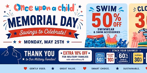 Memorial Day Sale! - Once Upon a Child Largo