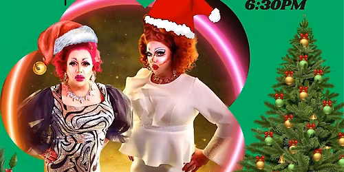 Christmas party with Drag queen duo