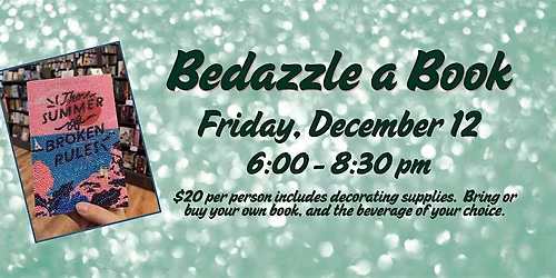 Book Bedazzling