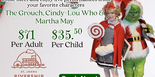 Grouch Character Lunch Cruise Aboard the Barbara Lee