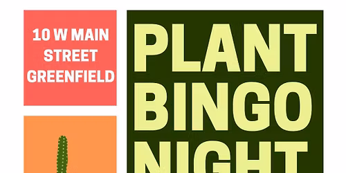 Plant Bingo Night @ The Gilded Nest in Greenfield