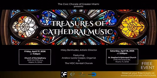 Treasures of Cathedral Music (Saturday's Concert)
