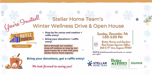 Winter Wellness Drive & Open House