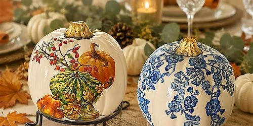 Decoupage Pumpking Workshop - Adult Craft Night