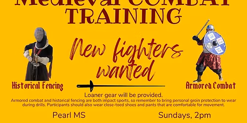Armored Combat & Historical Fencing Training