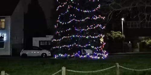 Werrington Village Green Christmas Tree Light Switch On