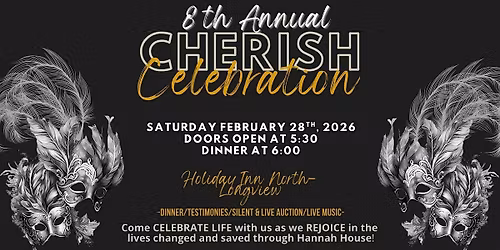Hannah House Ministries 8th Annual Cherish Celebration