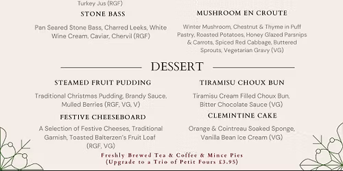 Christmas Day at The Blue Bell Inn