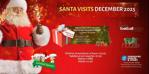 Breakfast with Santa - Sat 20th Dec 2025